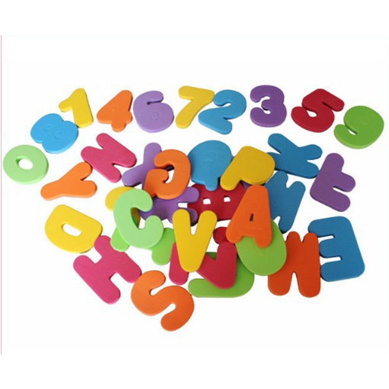 Foam Alphabet and Number Bath Toys for Kids - Educational Learning Set - ToylandEU