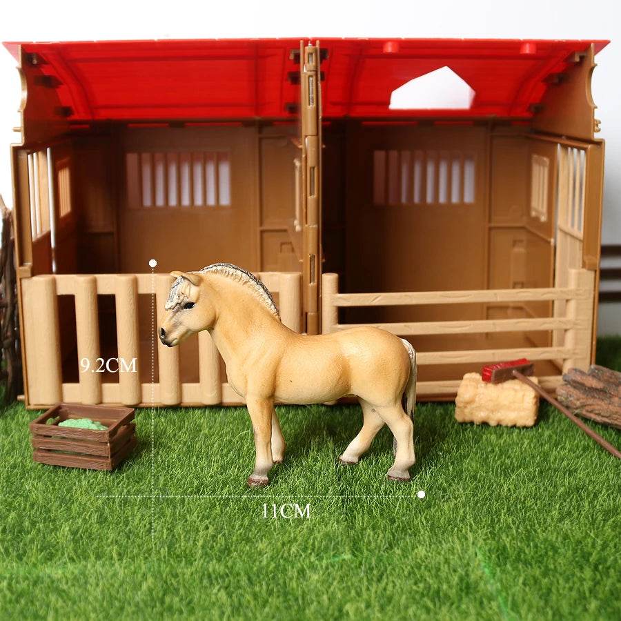 Realistic Horse Figurines Detailed Miniature Cake Topper - ToylandEU