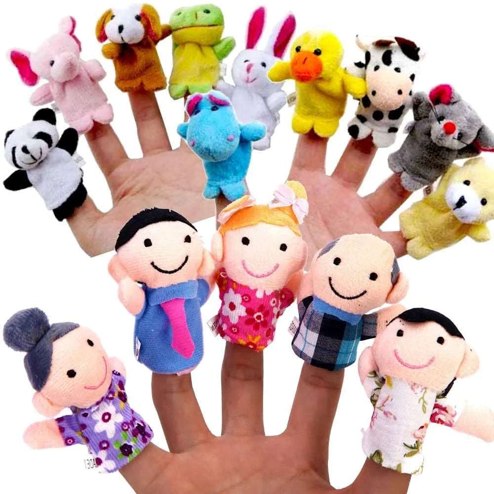 Animal Finger Puppets Set - Educational and Interactive Toy for Babies and Kids - ToylandEU