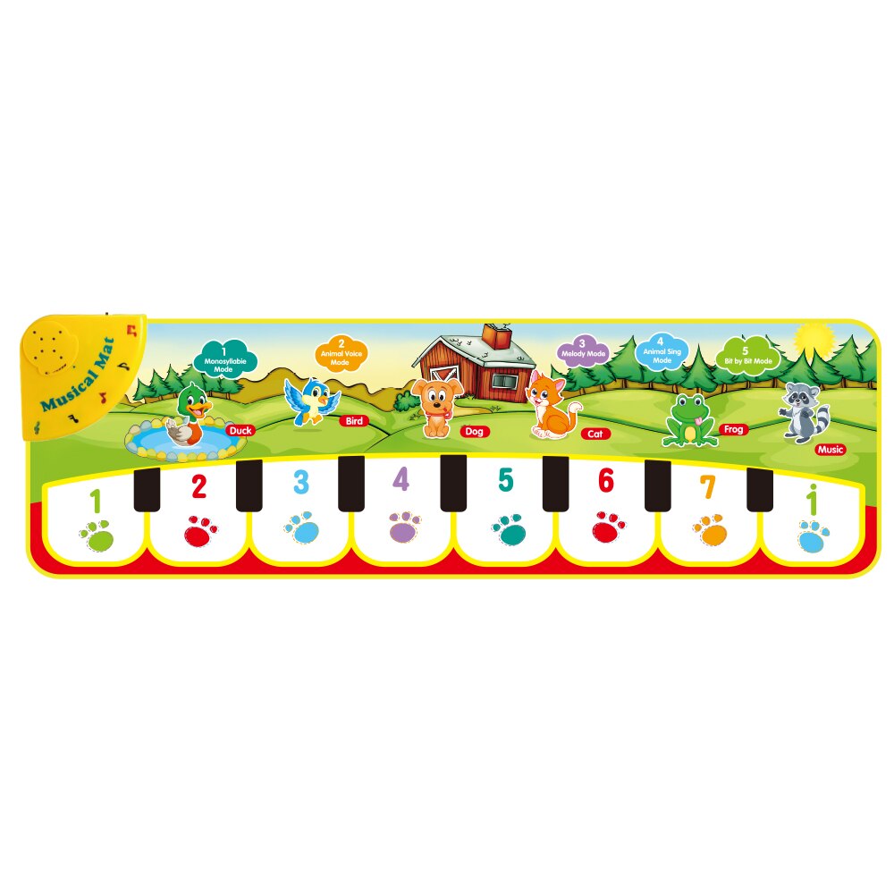 Musical Animal Sound Piano Mat for Children - Educational Toy - ToylandEU