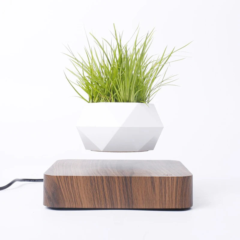 Levitating Air Bonsai Pot Rotation Planters - Magnetic Suspension Flower Pot - ToylandEU