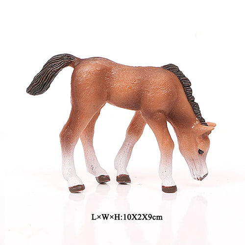 Realistic Animal Horse Action Figure Toy - Detailed Appaloosa Harvard Hannover Clydesdale Quarter Arabian Model ToylandEU.com Toyland EU