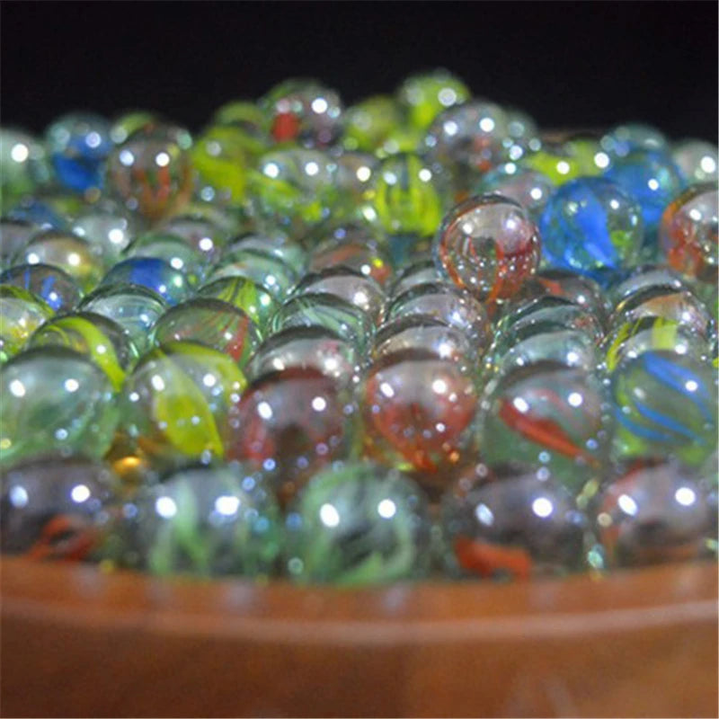 Vibrant Glass Marbles Set for Kids' Games and Home Decor - ToylandEU