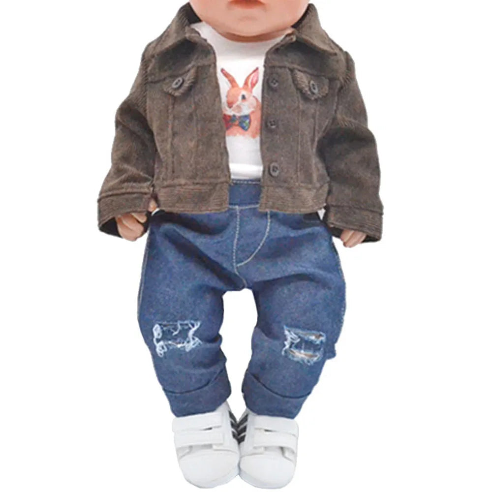 New Styles Doll Clothes and Jackets for 43cm New Born and American Dolls - ToylandEU