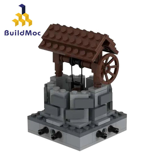 Retro Water Well Building Block Toy Set - MOC-33504