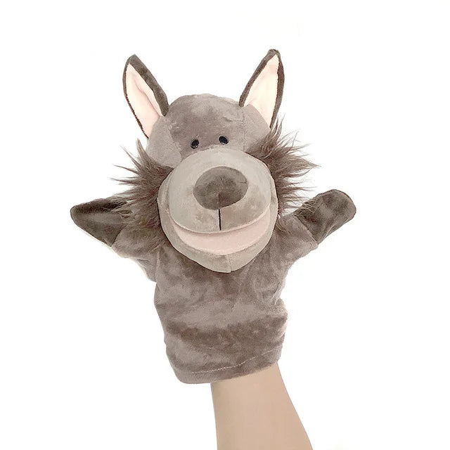 Kawaii Plush Animal Hand Puppet Set for Kids Educational Stories