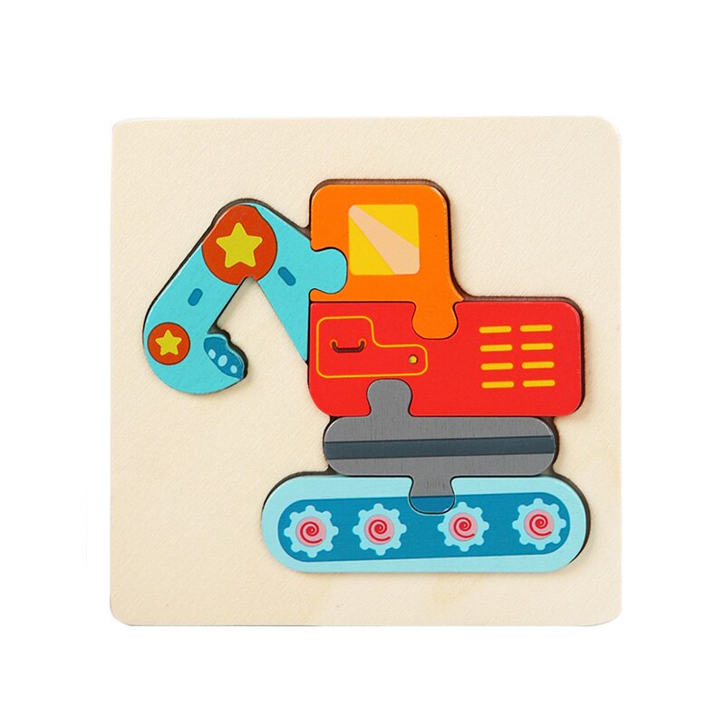 Colorful  3D Wooden Animal Traffic Puzzle for Preschool Kids Toyland EU Toyland EU