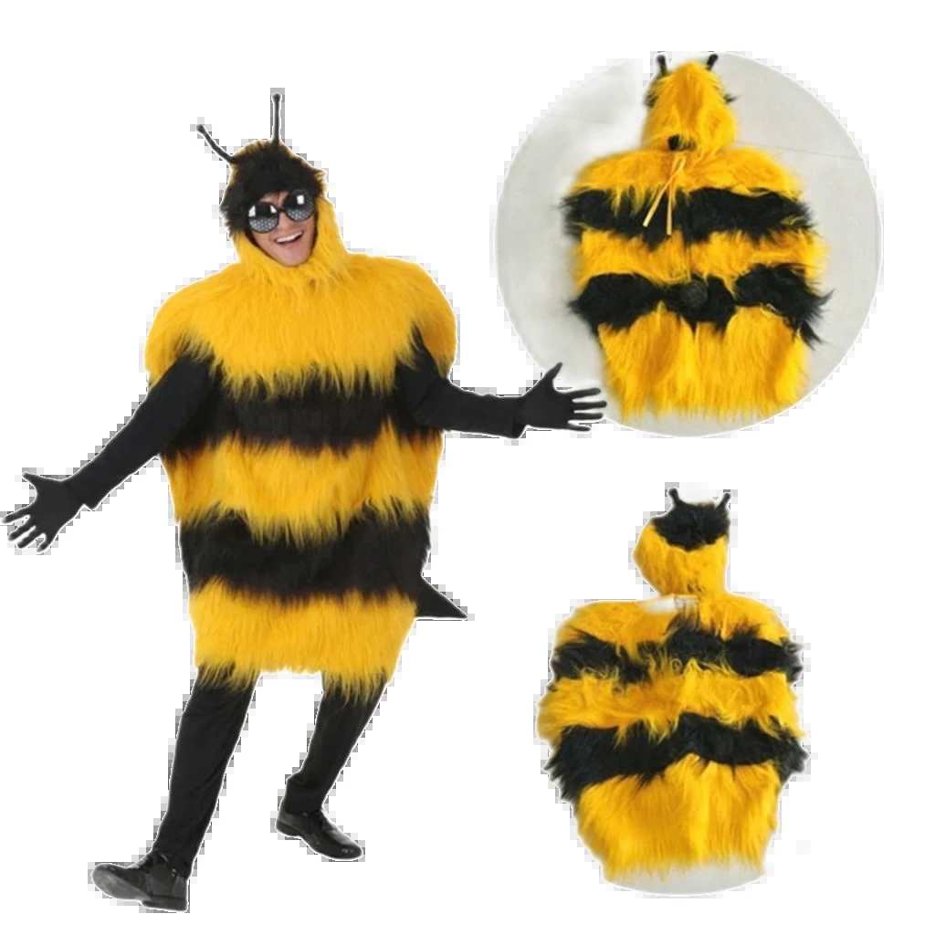 Adult Inflatable Bumble Bee Costume for Halloween Animal Cosplay Party