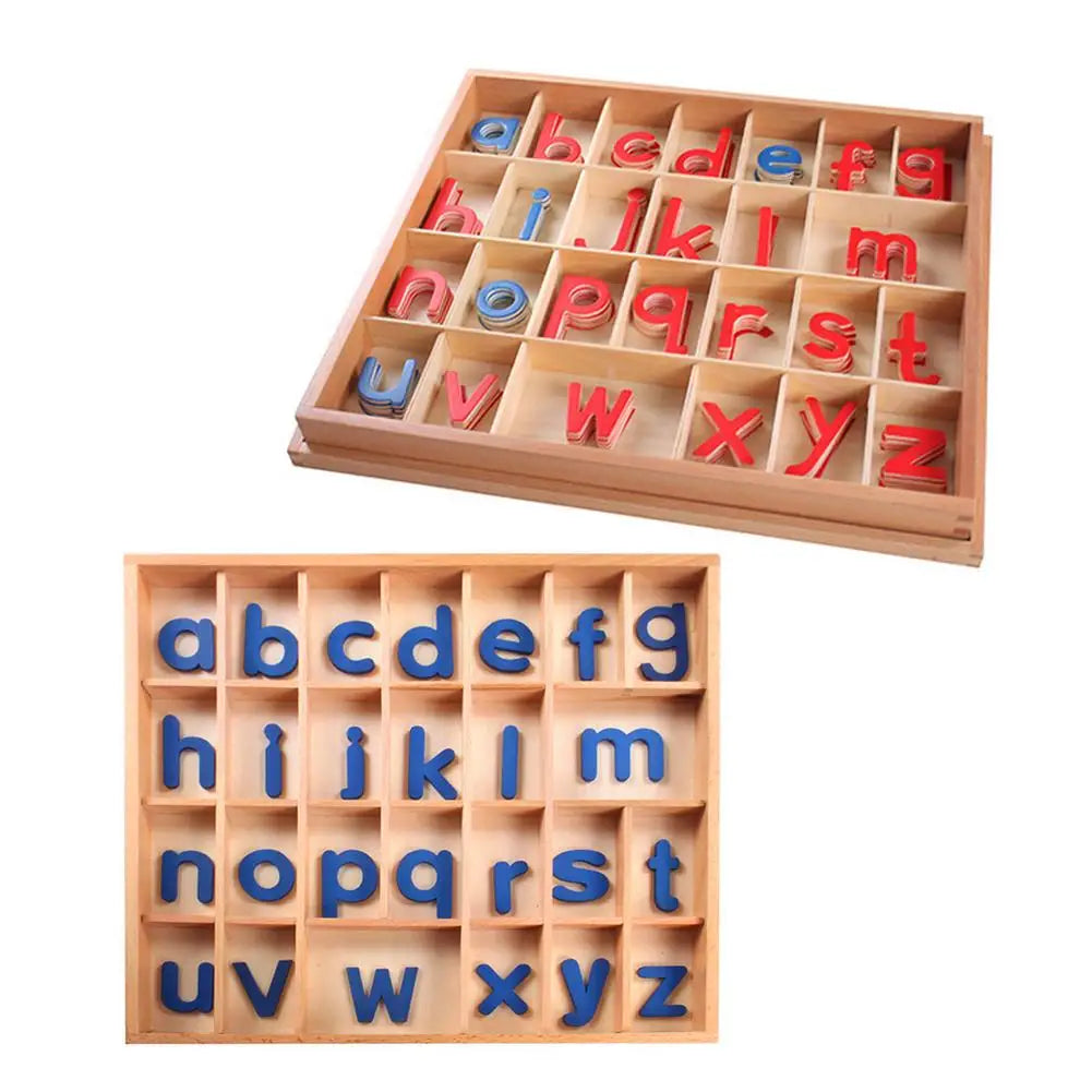 Interactive Wooden Alphabet Blocks for Montessori Language Learning