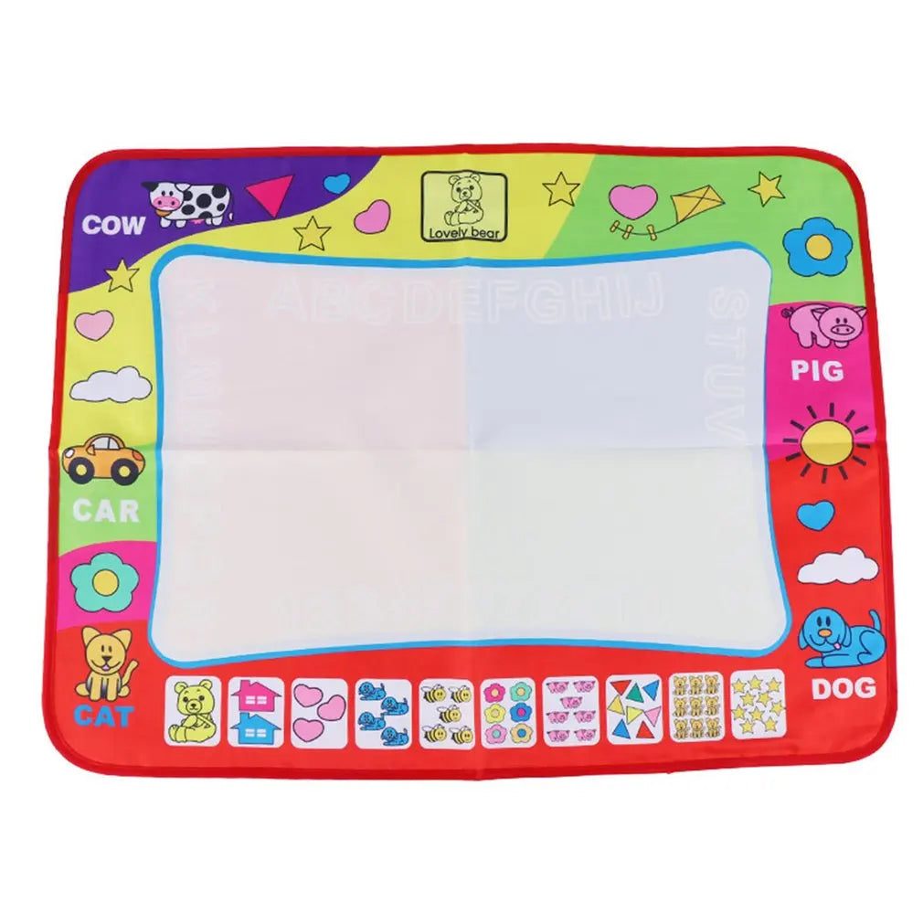 Magic Water Drawing Mat 4 Colors Water Painting Draw Writing Mat Kid - ToylandEU