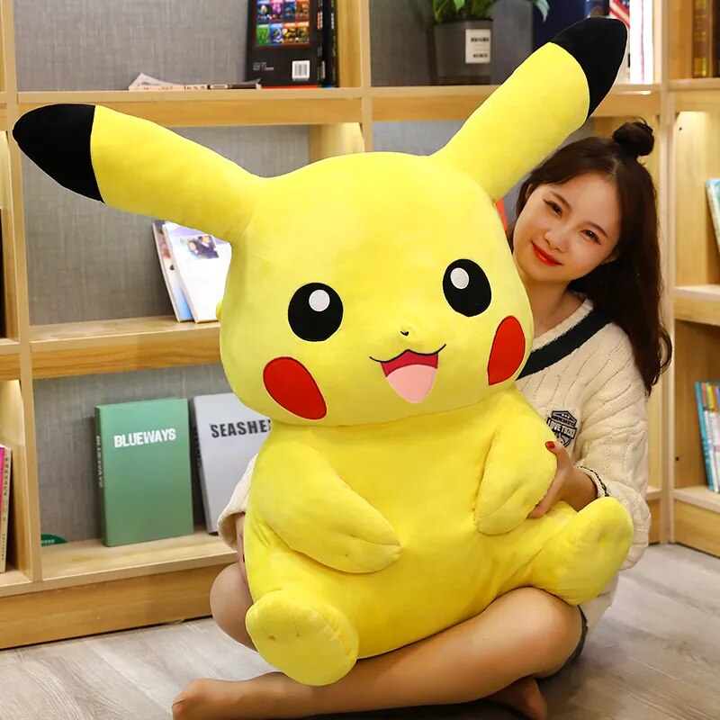 Large Size Pikachu Plush Toy Stuffed Doll Anime Pokemoned Pillow - ToylandEU