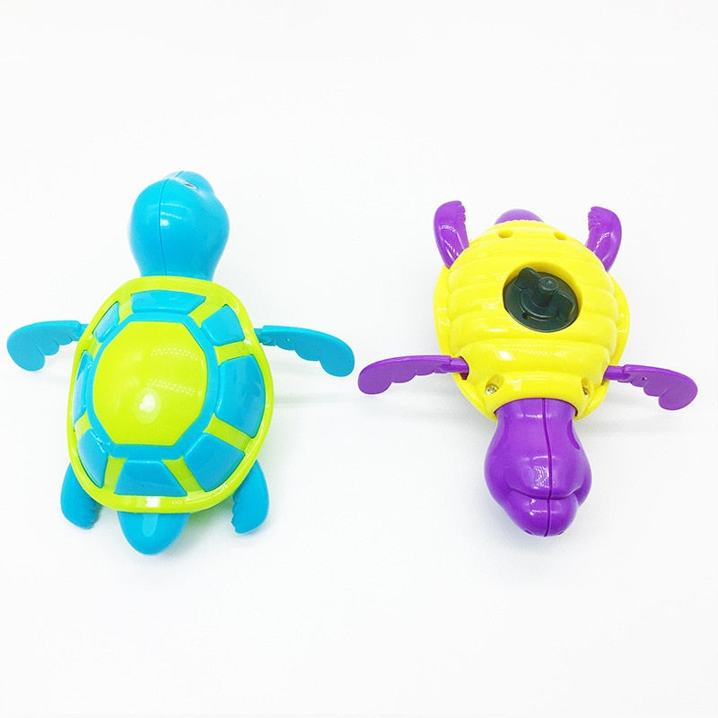 Wind-Up Tortoise Bath Toy for Kids