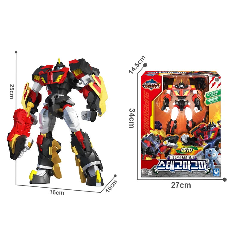 Mini Force 2 Super Dino Power adaptable Robot Toys with Flexible Multi-Joint Movement - ToylandEU