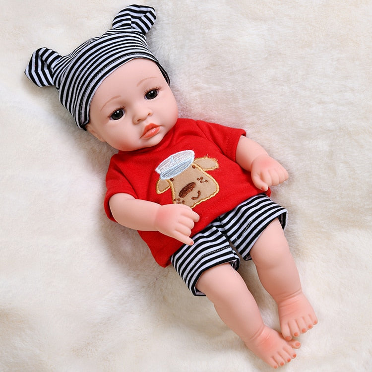 JINGXIN PRINSES 30cm Reborn Baby Doll with Full Silicone Body - Lifelike Realistic Baby Toy Toyland EU Toyland EU