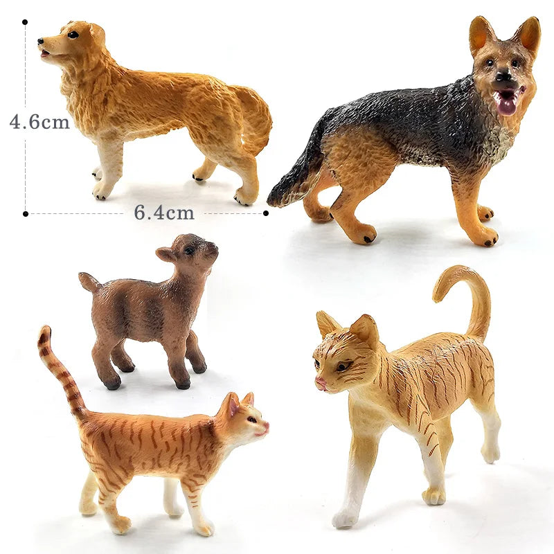 Adorable Mini Animal Action Figures Set - ToylandEU