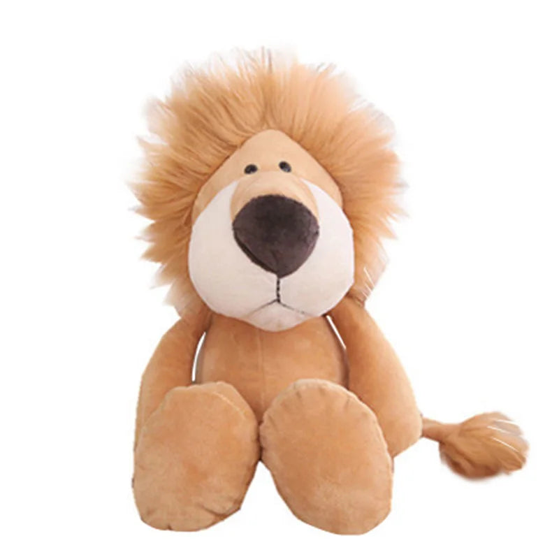 Soft Jungle Animal Plush Toys Set Stuffed Animals For Kids