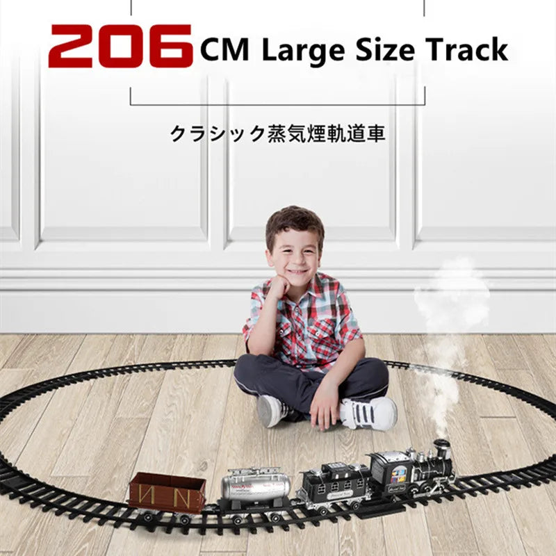 RC Train Railway Toys with Smoking and Programming Options - ToylandEU