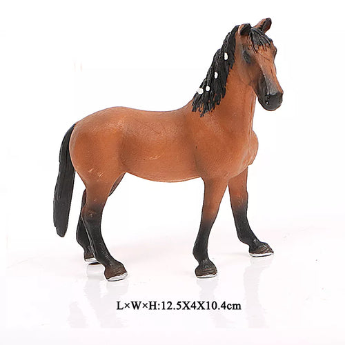 Realistic Animal Horse Action Figure Toy - Detailed Appaloosa Harvard Hannover Clydesdale Quarter Arabian Model ToylandEU.com Toyland EU