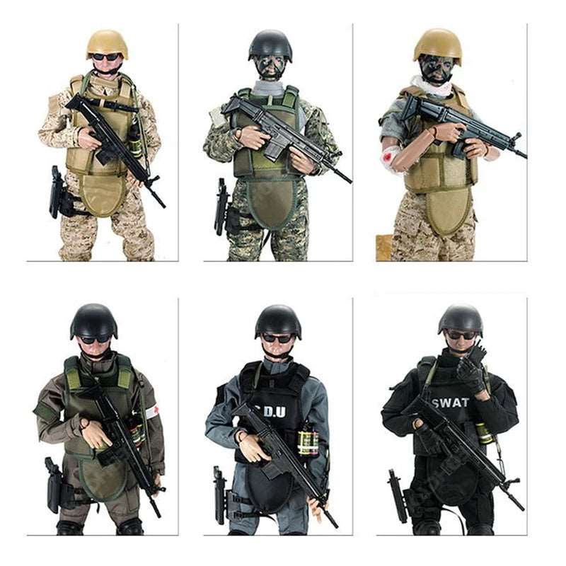 1/6 Scale Special Forces Military Action Figure with Accessories - ToylandEU