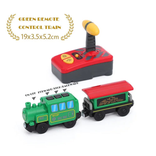 RC Electric Remote Control Wooden Train Set Toy ToylandEU.com Toyland EU