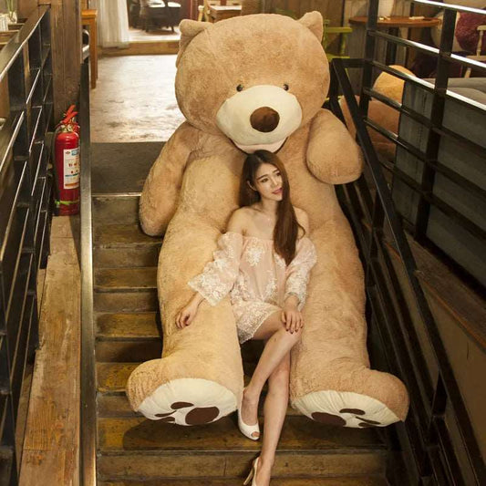 100cm-200cm America Giant Teddy Bear Plush Toys Soft Teddy Bear Skin - ToylandEU