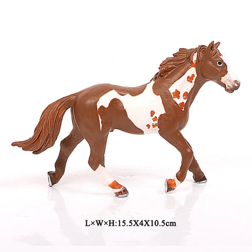 Realistic Animal Horse Action Figure Toy - Detailed Appaloosa Harvard Hannover Clydesdale Quarter Arabian Model ToylandEU.com Toyland EU