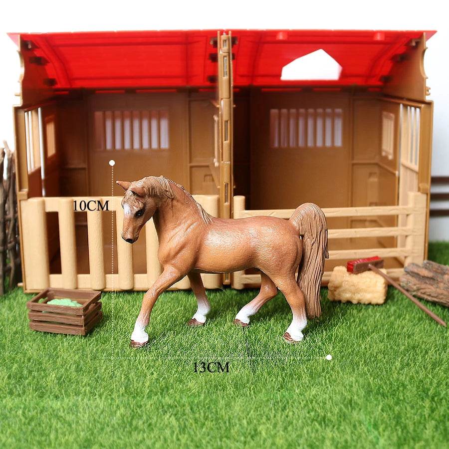 Realistic Horse Figurines Detailed Miniature Cake Topper - ToylandEU