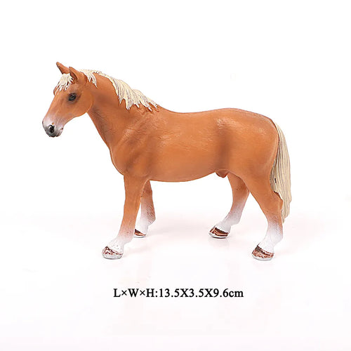 Realistic Animal Horse Action Figure Toy - Detailed Appaloosa Harvard Hannover Clydesdale Quarter Arabian Model ToylandEU.com Toyland EU