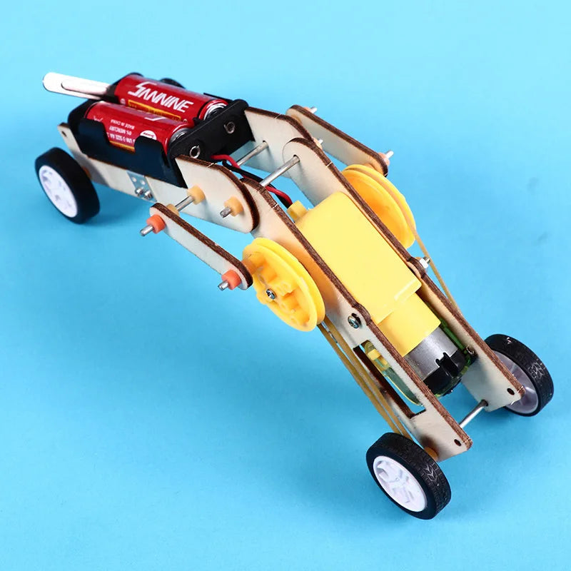 DIY Wooden Electric Crawling Robot Kit for Children - ToylandEU