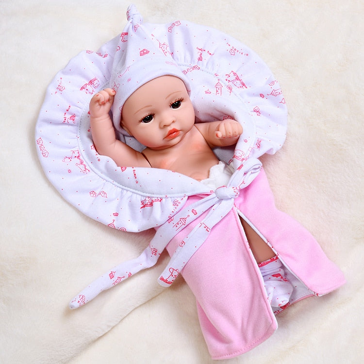 JINGXIN PRINSES 30cm Reborn Baby Doll with Full Silicone Body - Lifelike Realistic Baby Toy Toyland EU Toyland EU