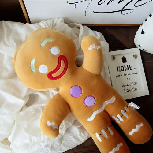 Cute Gingerbread Man Plush Toy Baby Appease Doll Biscuits Man Pillow ToylandEU.com Toyland EU