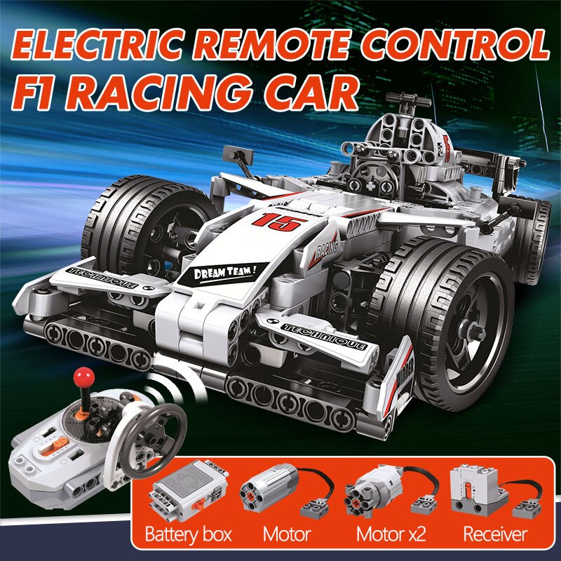 City Racing Car Remote Control Building Blocks Toys for Children - ToylandEU