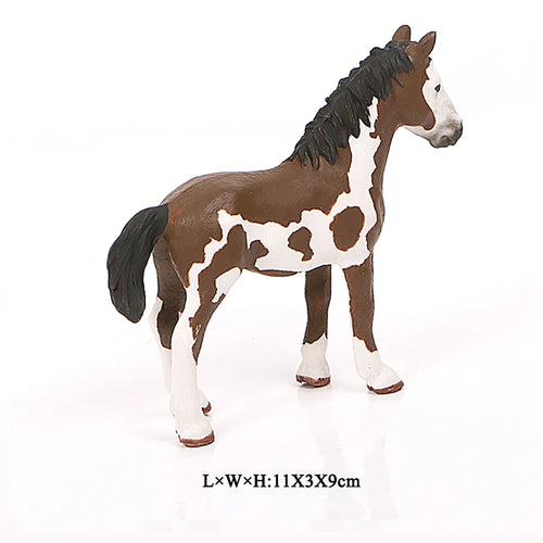 Realistic Animal Horse Action Figure Toy - Detailed Appaloosa Harvard Hannover Clydesdale Quarter Arabian Model ToylandEU.com Toyland EU