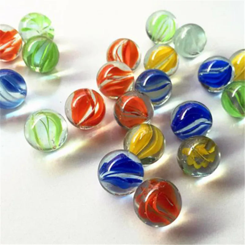 Vibrant Glass Marbles Set for Kids' Games and Home Decor - ToylandEU