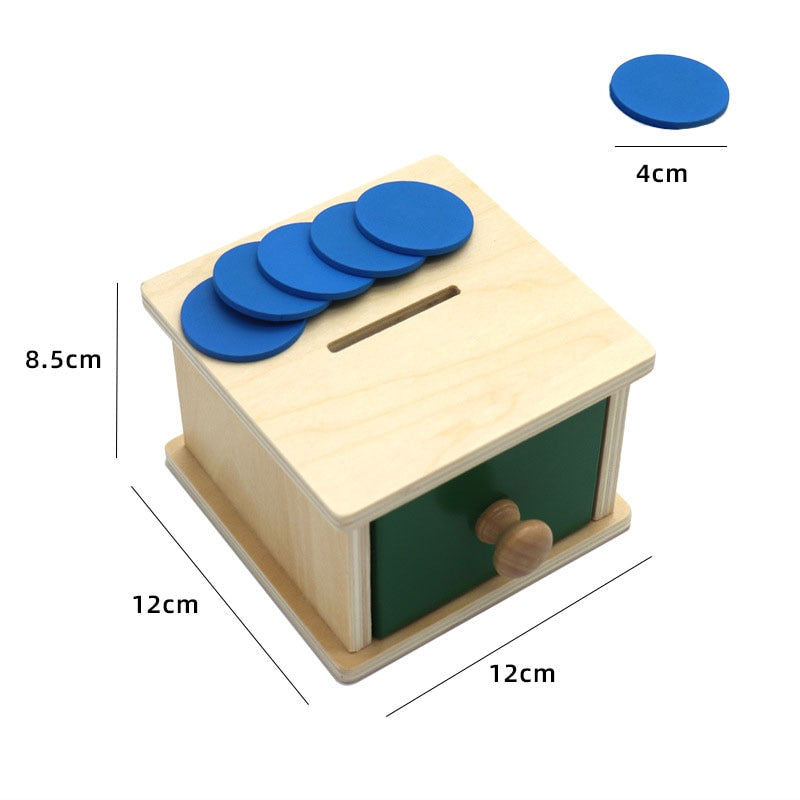 Kids Montessori Wooden Sensory Toy Box for Learning and Development Toyland EU