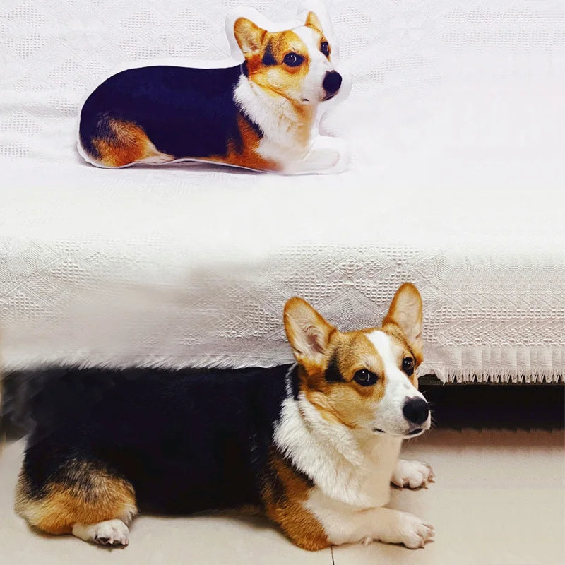 Personalized Pet Photo Cushion For Dogs And Cats Memorial Gift