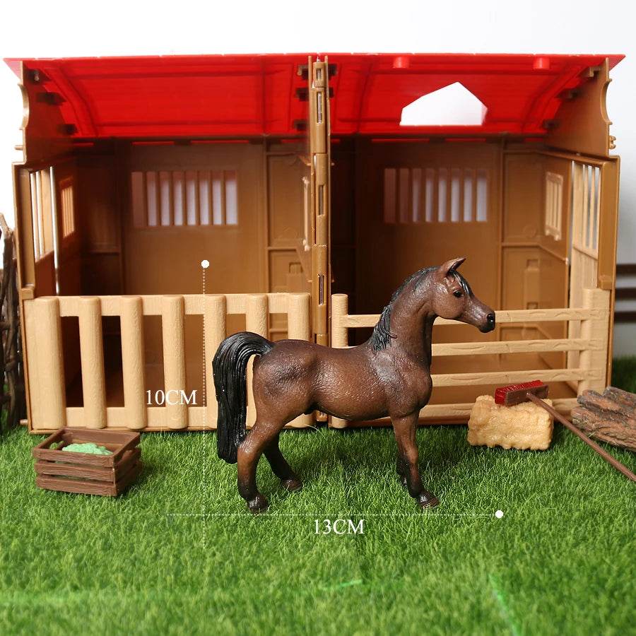 Realistic Horse Figurines Detailed Miniature Cake Topper - ToylandEU