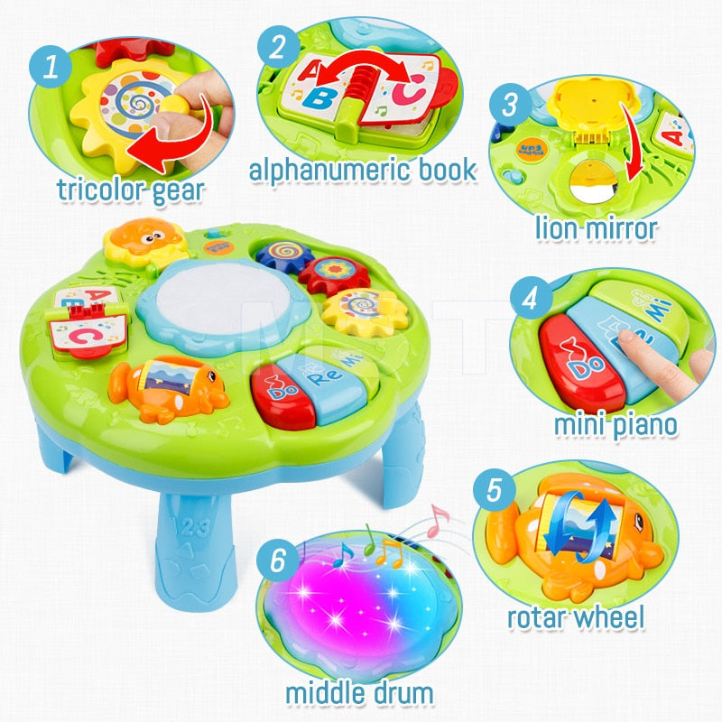 Baby Musical Learning Table- Educational Activity Center - ToylandEU