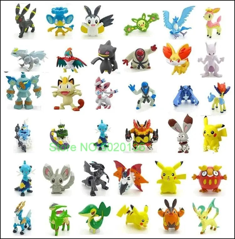 144 288 Pcs Different Styles Pokemones Go Figures Model Collection 2-3cm Pikachu Anime Toys LOLS Dolls Child Birthday Gift - ToylandEU