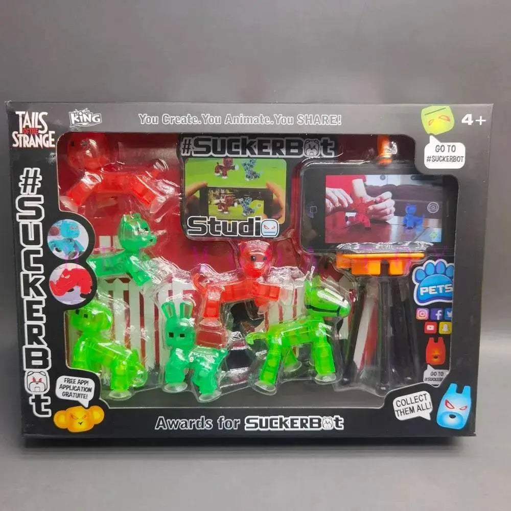Colorful Stick Bot Action Figures Deformable For Kids - ToylandEU