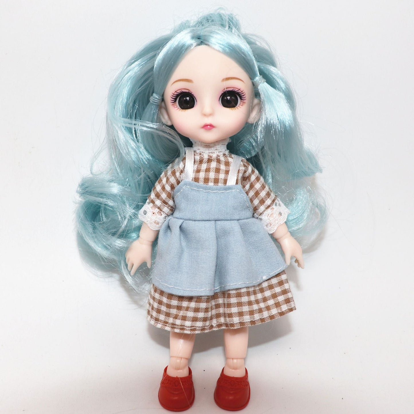 Bjd 16cm Movable Joint Doll with Real 3D Eyes and High-end Fashion Dress - DIY Girl Toy Best Gift Toyland EU Toyland EU