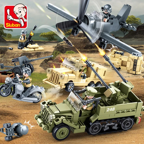 Military WW2 Airplane and Tank Model Construction Toys ToylandEU.com Toyland EU