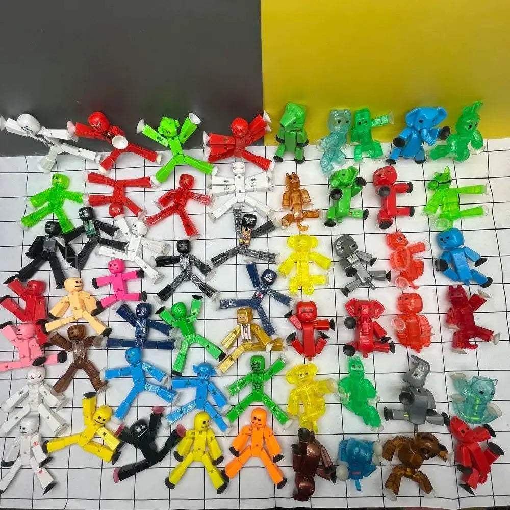 Colorful Stick Bot Action Figures Deformable For Kids - ToylandEU