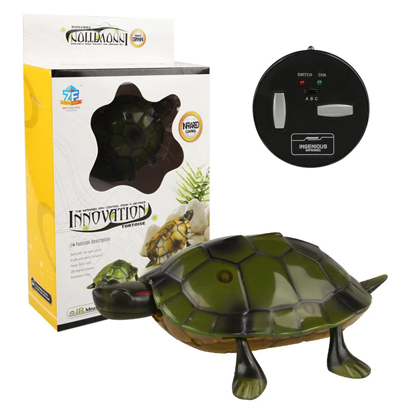 Remote Control Turtle RC Toy With Eye Lights For Learning