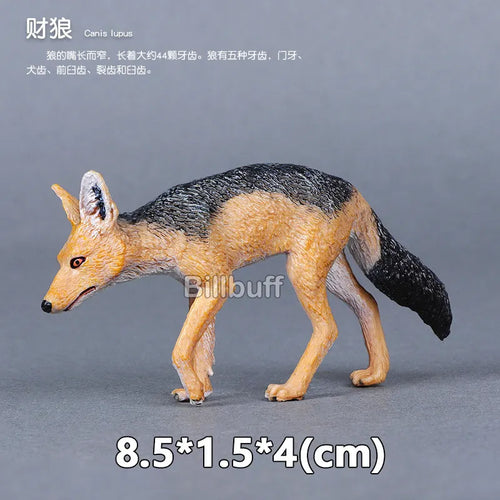 Simulated Wildlife Animal Models for Zoo and Play - Wolf, Monkey, Fox, Chameleon, Pangolin ToylandEU.com Toyland EU