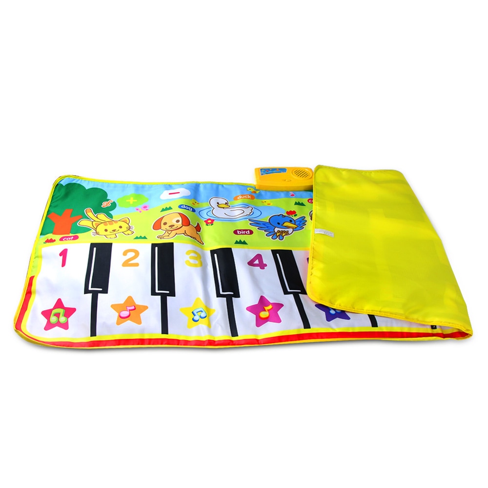 Large Size Baby Musical Mat with Dinosaur Theme, Piano Toy for Early Learning - ToylandEU