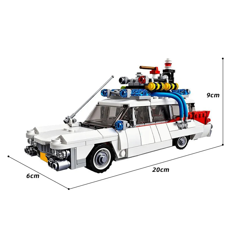 Ghostbusters Ecto-1 Model Building Blocks - Technical Cars City - ToylandEU