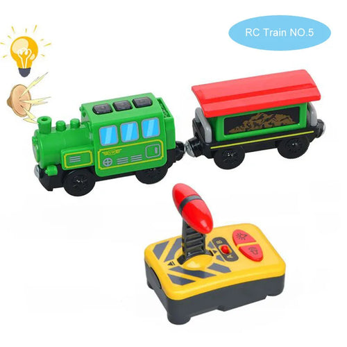 New RC Electric Train Remte Control Train Truck Wooden Tracks Magnetic ToylandEU.com Toyland EU