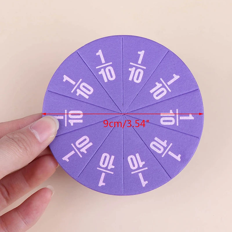 Interactive Wooden Fraction Counting Toy for Kids - ToylandEU