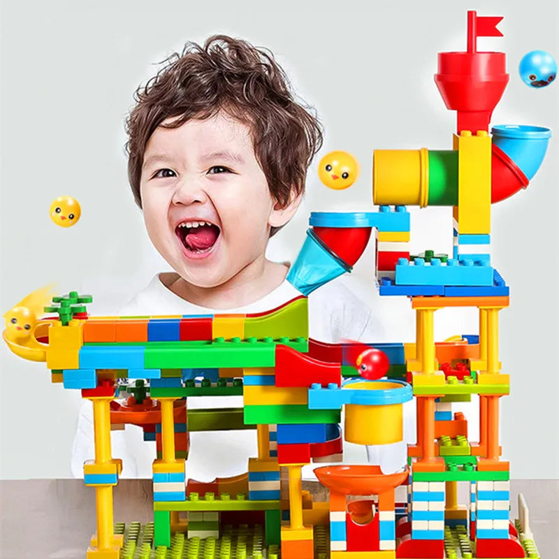 Marble Run Rolling Ball System Building Blocks - Endless Creativity and Fun - ToylandEU